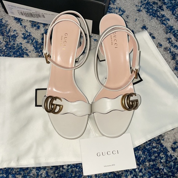 ❌SOLD❌ RARE MARMONT 55 PLATFORM SANDAL WHITE 36.5 - Picture 5 of 10